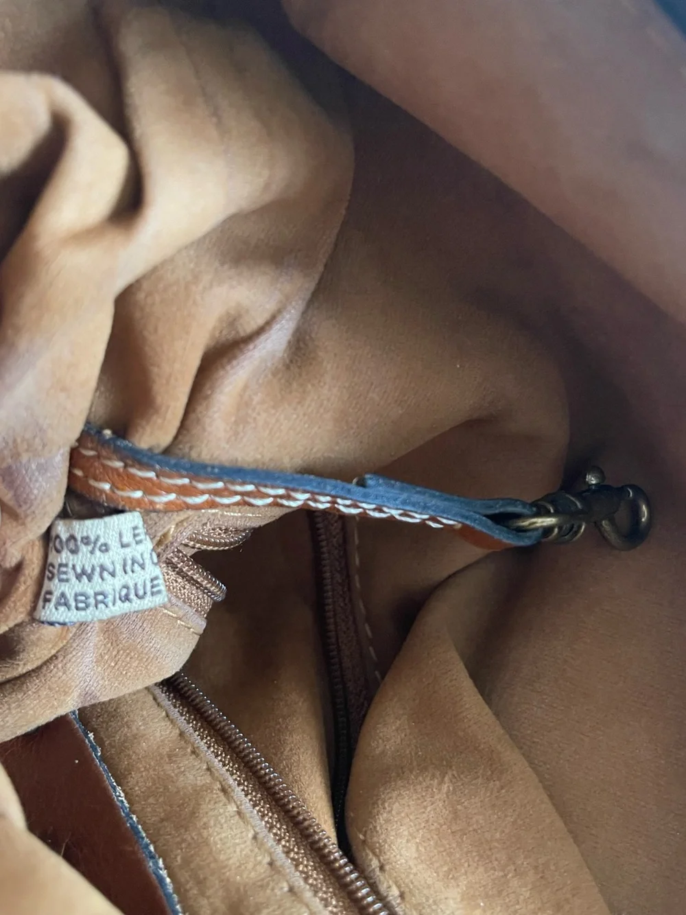 Patricia Nash Luzille Backpack Leather Tan Color Fair Condition